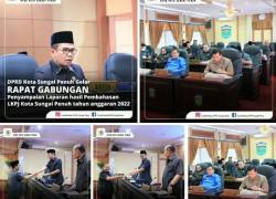 DPRD Sungai Penuh Adakan Rapat Gabungan Penyampaian LKPJ 2022