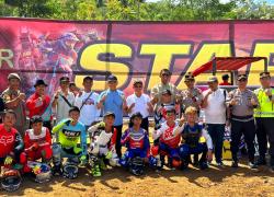 Bupati Kerinci Adirozal Buka Kejuaraan Supertrack Grasstrack Motocross Tahun 2023