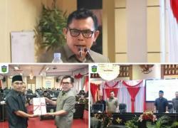 Paripurna, Wako Ahmadi Sampaikan Ranperda Pertanggungjawaban APBD TA 2022