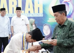 Hadiri Harlah Ke 63 PMII, Wagub Abdullah Sani Ajak Bentuk Pemimpin Berkompeten