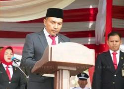 Ketua DPRD Sungai Penuh Lendra Wijaya beserta Anggota Ikuti Upacara HUT RI Ke 78 