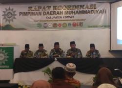 Pimpinan Daerah Muhammadiyah Kerinci Sukses Laksanakan Rakor,Ini Benang Merahnya