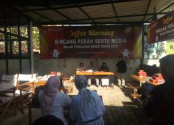 KPU Kota Sungai Penuh Gelar Coffee Morning Bersama Awak Media