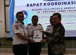 Wako Ahmadi Buka Rakor Teknis Lalulintas dan Angkutan Jalan Se-Provinsi Jambi