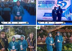 Ketua TP PKK Sungai Penuh Herlina Ahmadi Hadiri Puncak HKG Ke-52 di Solo