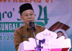 Sekda Alpian Hadiri Wisuda Tahfiz Serta Letakkan Batu Pertama Gedung Sekolah Muhammadiyah