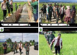 Bersama Dandrem 024 GAPU Jambi Wako Ahmadi Tinjau Lokasi Optimalisasi Lahan