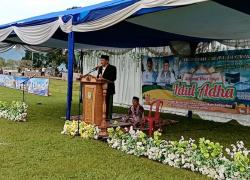 Pemkab Kerinci Gelar Shalat Idul Adha 1445 H Bersama Masyarakat di Lapangan Merpati Hiang