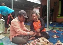 Masyarakat Masjid Taqwa Laksanakan Pemotongan Hewan Qurban