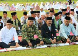 Dandim 0417/Kerinci Bersama Forkopimda Laksanakan Sholat Idul Adha