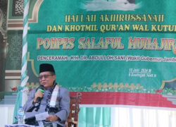 Meski Sudah Meninggal Dunia, Wagub Jambi Abdullah Sani Ingatkan Amal Jariyah Terus Mengalir