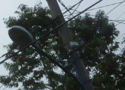 Kondisi Lampu PJU Mati Saat Menjelang Malam Hari