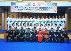 Ketua DPRD Sungai Penuh Hadiri Pengukuhan Anggota Paskibraka Kota Sungai Penuh Tahun 2024