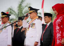 Pemprov Jambi Gelar Upacara HUT Kemerdekaan RI KE-79 di Lapangan Kantor Gubernur Jambi