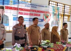 Dinsos Kerinci Adakan Sosialisasi Pencegahan Penyalahgunaan NAPZA Pada Anak Usia Sekolah