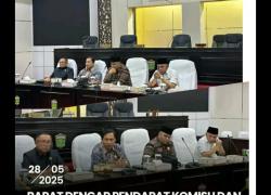 Bersama Mitra Kerja, Komisi I dan II DPRD Sungai Penuh Gelar Rapat Dengar Pendapat