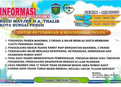 RSUD Mayjen H.AThalib Terus Berbenah Dalam Pelayanan 3 S RSUD Mayjen H.AThalib Terus Berbenah Dalam Pelayanan 3 S