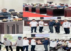 Wabub Murison Serahkan KUA-PPAS 2027 dan Tiga Ranperda Baru dalam Rapat Paripurna DPRD Kerinci